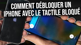 Comment débloquer un iPhone avec le tactile bloqué [upl. by Ahsienroc]