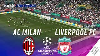 AC Milan vs Liverpool UEFA Champions League 2024 ⚽ eFootball simulation [upl. by Mcdermott]