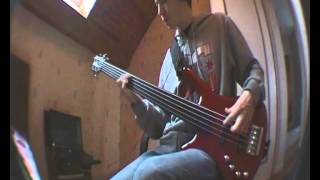 Poles Apart  Pink Floyd Fretless bass cover [upl. by Devitt]