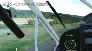 MSFS  Crosswind Takeoffs [upl. by Xilef496]