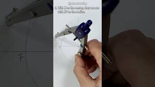 Draw Pentagon with an Unscaled Ruler and Compass  Approximate Method 1 drawing pentagon [upl. by Htennek628]