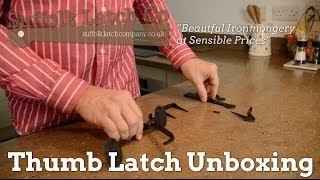 Hand Forged Suffolk amp Gothic Latch Unboxing [upl. by Reamonn63]