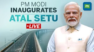 Live PM Modi Inaugurates Atal Setu  Mumbai Trans Harbour Link MTHL Connecting Mumbai  Navi Mumbai [upl. by Krishna]