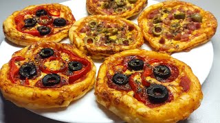 Mini pizzy hotové během chvilky recept [upl. by Alvis797]