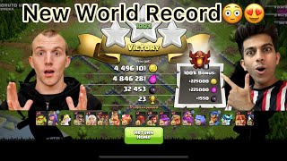 New World Record 😳😍👌 for Net Loot in COC  21 November 2024  By Lalit [upl. by Dnartreb253]