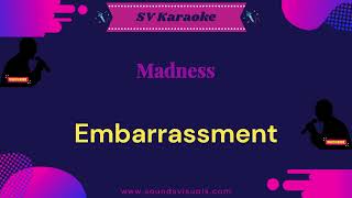 Madness  Embarrassment  Karaoke [upl. by Sela797]