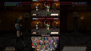 Mortal KomBat Project Mugen  Saphira vs Emerald shorts mortalkombat11ultimate mkp mugen [upl. by Krystle124]