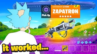 I Glitched The ZAPATRON Back RAREST GUN [upl. by Tichon]