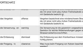 Deutsch  Aspekte  Wortschatz  C1  Kapitel 7 [upl. by Lawtun]