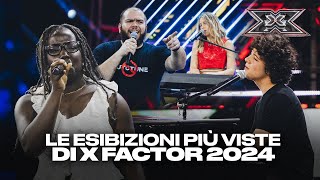 Le 10 esibizioni più viste sui social  X Factor 2024 Compilation [upl. by Yecnahc]