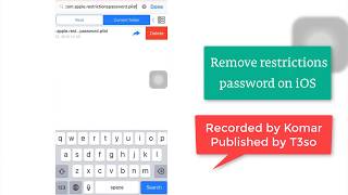 How to Remove Restrictions Passcode on iPhone [upl. by Nivle374]