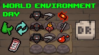 SACRED HEART SUMPTORIUM  The Binding of Isaac curated daily run World Environment Day [upl. by Terry187]