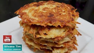 Tortitas de Papa 👈 100 Recetas de Patatas 👌 [upl. by Gasper]