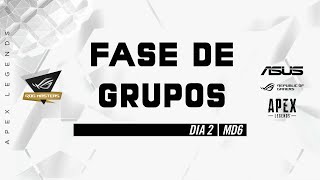 ROG MASTERS DE APEX LEGENDS  DIA 2  FASE DE GRUPOS  MD6  com pOkizGames [upl. by Ailuj]