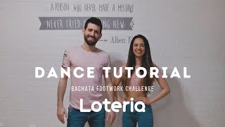 Bachata Dance Tutorial  FOOTWORK Choreography  Prince Royce  Loteria  Daniel y Tom [upl. by Hunger]