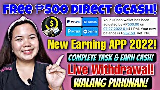 Earn up to ₱500 Direct Gcash For Free Bigbig Cash Live Withdrawal  New Earning App 2022 [upl. by Giuditta927]