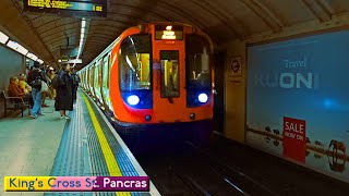 Kings Cross St Pancras  Circle  Hammersmith amp City  Metropolitan lines  London Underground [upl. by Nairb]