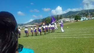 Barataria South Secondary Schools Amethyst March past [upl. by Norre407]