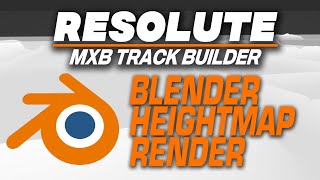 Blender Heightmap Render  MX Bikes Track Building Tips [upl. by Calendra]