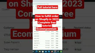 How to Fulfill Orders on Shopify in 2023 [upl. by Scammon]