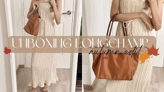 UNBOXING LONGCHAMP  AUTUMN EDIT [upl. by Berthold152]