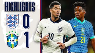 England 01 Brazil  Endrick Scores Late Winner  Highlights [upl. by Olympias]