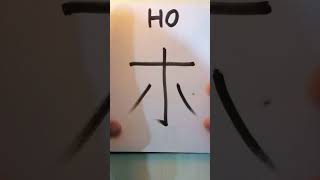 KATAKANA quotHOquot katakana hiragana japaneselesson japaneselanguage nihongo shortvideo writing [upl. by Brendis287]