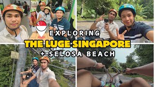 Experience The Luge in Singapore  Singapore Travel Vlog [upl. by Gustafson]