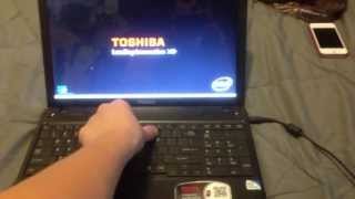 How to Reset Toshiba Satellite Laptop to Factory Settings [upl. by Inilahs]