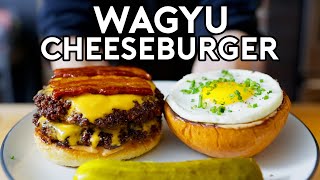 70 Wagyu Cheeseburger  Anything With Alvin [upl. by Averat]