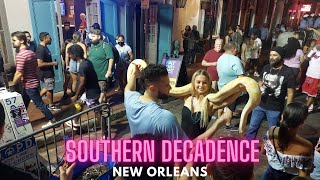 SOUTHERN DECADENCE  NEW ORLEANS  BOURBON STREET [upl. by Friedlander744]