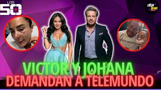 JOHANA Y VICTOR DEMANDAN A TELEMUNDO POR LESIONES EN LOS 50 LOS 50 TELEMUNDO 2024 [upl. by Alesram343]