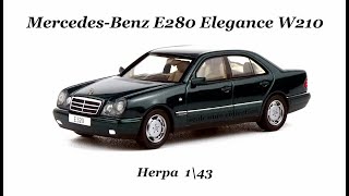 MercedesBenz E280 Elegance W210 Herpa 1\43 [upl. by Shrier724]