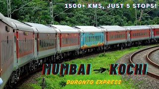 Mumbai to Kochi by 12223 Duronto Express [upl. by Enael]