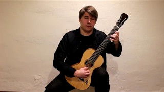 Matteo Carcassi Etude 14 from 25 Etudes op60 played by Patrik Kleemola [upl. by Halona835]