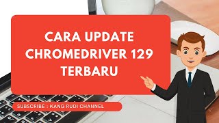 cara update chromedriver versi 129 terbaru cara download chrome driver terbaru 129 [upl. by Alleahcim]