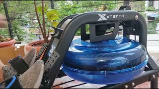 xterra erg 600 water rower very smooth with digital display low sound pleasant water sound [upl. by Romelle386]