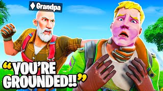 I Pretended To Be His GRANDPA in Fortnite [upl. by Saks]