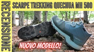 Scarpe trekking  hiking Decathlon Quechua MH 500 nuovo modello [upl. by Aleda]