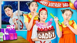 Dont Be Sad Daddy Family Always Remembers Your Birthday  Funny Stories About Baby Doll Family [upl. by Ycrem]