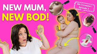 The TRUTH about your POSTBABY BODY Episode 3 The 4th Trimester Series [upl. by Benilda308]