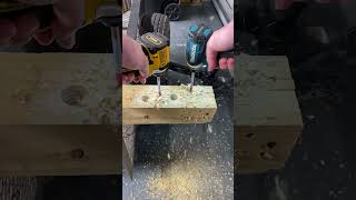 Dewalt VS Makita Impact Drivers 1” spade bit test [upl. by Ytoc]