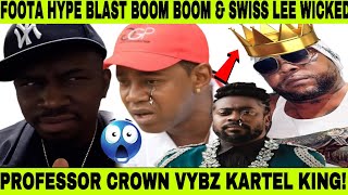 Foota Hype Clapback at Boom Boom amp Blast Swiss Lee Crop Top VYBZ KARTEL crown KING MASICKA Snubbed [upl. by Damal]