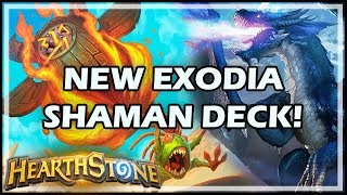 NEW EXODIA SHAMAN DECK  Rastakhan’s Rumble Hearthstone [upl. by Ynohtnad235]