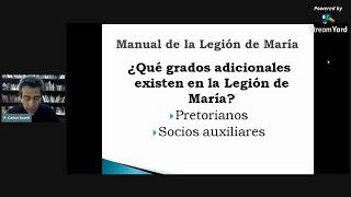 Manual de la Legión de María  Capitulo XVI 16 parte 1 14112020 [upl. by Tsirhc686]