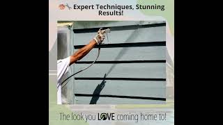 Expert Exterior Painting Southwest Exteriors in Action🏡✨shorts exterior design painting short [upl. by Naujed]