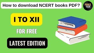 How To Download NCERT Books PDF  Free Books  PrinceTech01 [upl. by Gotcher]