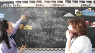 Lesson 14  Counting from 10 to 20  Learn English with Jennifer [upl. by Carnay819]