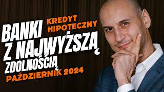 Kredyt hipoteczny Zarabiasz za mało Zobacz gdzie dadzą Ci więcej Ranking hipoteczny październik [upl. by Leirbaj763]