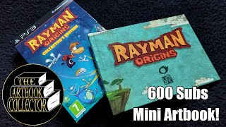 Mini Artbook  The Art of Rayman Origins  Book Flip Through [upl. by Nyahs]